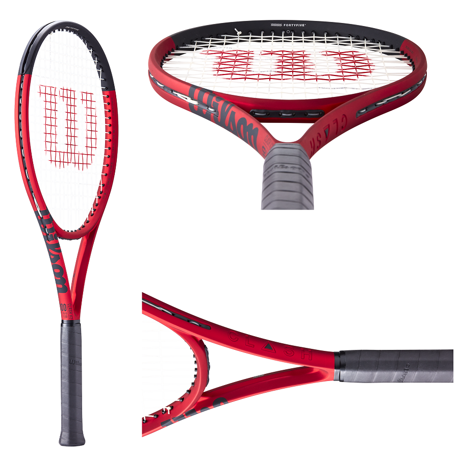 商品説明に使用感記載 国内正規品 Wilson クラッシュ CLASH 100 V2.0 硬式テニスラケット WR074011 295g