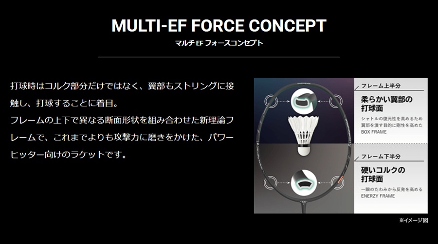 ミズノ バドミントンラケット ACROFORCE300/アクロフォース300