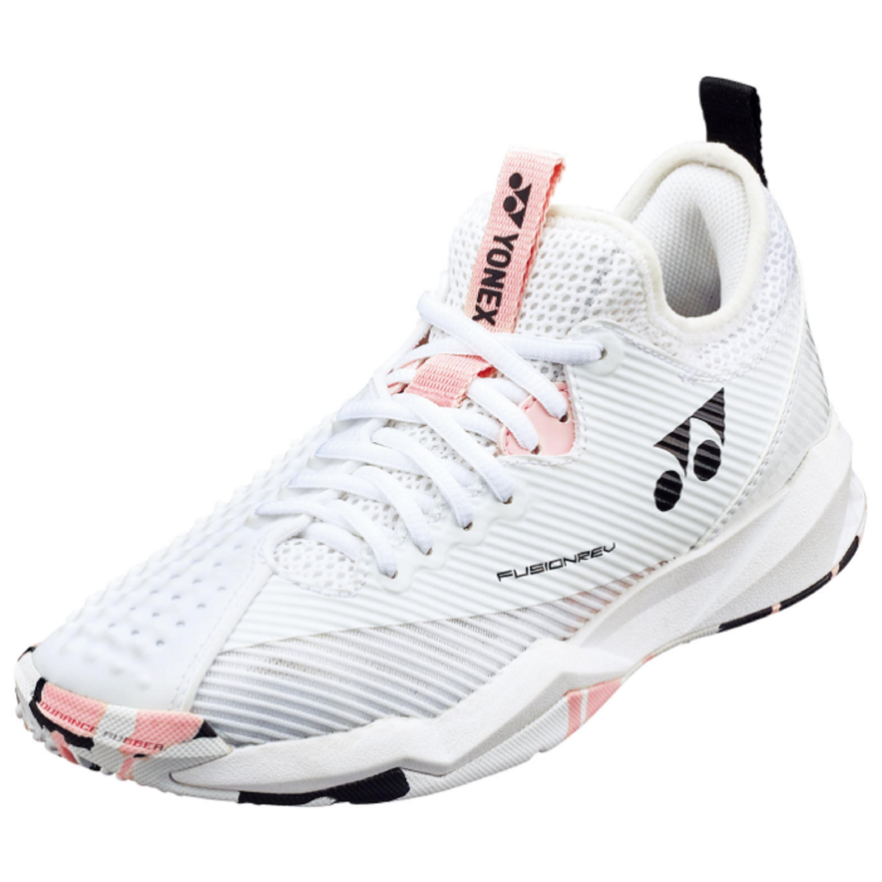 ヨネックス テニスシューズ パワークッションフュージョンレブ4ウィメンGC/POWER CUSHION FUSIONREV 4 WOMEN GC  ホワイト/ピンク＜SHTF4LGC＿062＞